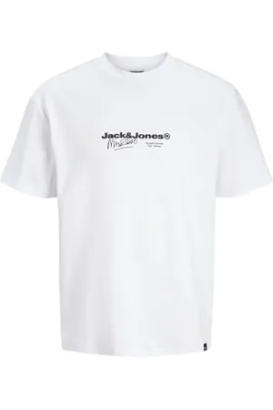 JACK & JONES Jcocharlie Branding Tee SS Crew Neck T-Shirt, , L Uomo
