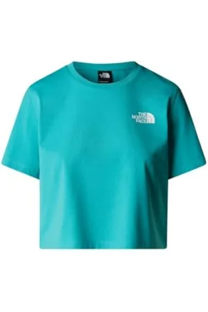 The North Face NF0A87U4E6F W Simple Dome Cropped Slim Tee T-Shirt Donna Taglia XL