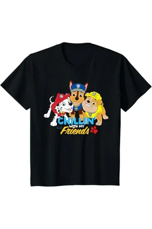 Paw Patrol Bambino - Chase Marshall Rubble Chillin Friends Maglietta