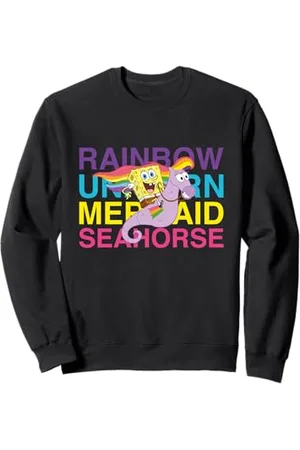 Spongebob Sponge Bob - Rainbow Seahorse Felpa