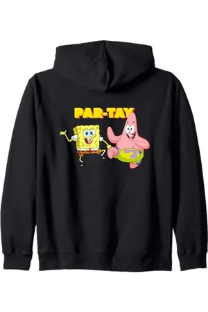 Spongebob Sponge Bob - Patrick Party Felpa con Cappuccio