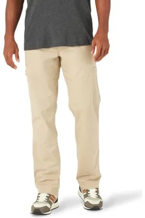 Lee Pantaloni Cargo da Uomo in Tela Extreme Motion, Marrone Chiaro., 36W x 29L