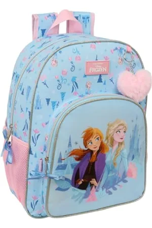 Safta FROZEN ICE MAGIC - Zaino scuola per bambini, zaino per bambini, zaino per bambini, adattabile a carrozzina, ideale per bambini in età scolastica, comodo e versatile, qualità e resistenza, 33 x