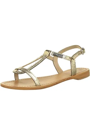 Les Tropéziennes par M Belarbi Hamat C047, Sandali Donna, Oro (Or/Serpent), 40 EU