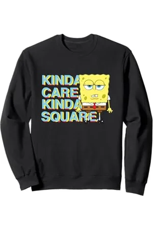 Spongebob Sponge Bob - Kinda Care Kinda Square Felpa