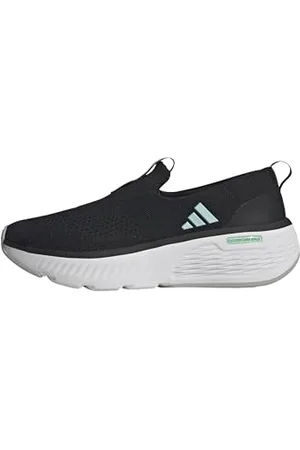 adidas Cloudfoam Go Lounger Shoes, Scarpe Donna, Core Black/Semi Flash Aqua/Cloud White, 36 EU