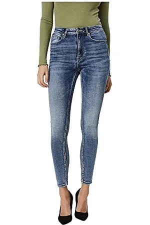 VERO MODA VMSOPHIA HR Skinny J GU3112 GA Noos Jeans, Medium Blue Denim, XL/30 Donna