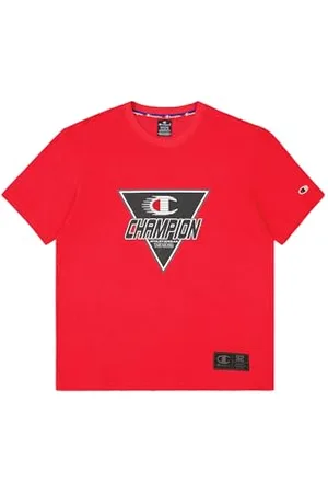 Champion Legacy Modern Sport (220366) -Stretch Jersey SS Crewneck T-Shirt, (CRD), M Uomo