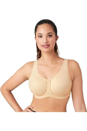 Wacoal Reggiseno Sportivo da Donna con Inserto di Filo Metallico - Beige - 3 C (Taglia Produttore: 34C)