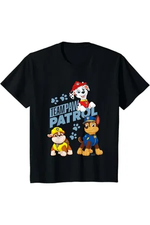 Paw Patrol Bambino - Chase Marshall Rubble Team Maglietta
