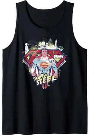 DC Comics Originals DC Superman New Amazing Adventures Uomo Acciaio Azione Vintage Canotta