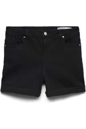 VERO MODA Shorts Denim con Orlo Arrotolato e Tasche, Colore: , Taglia:XL