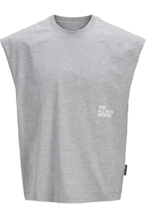 JACK & JONES Sleeveless Tee Crew Neck Jcodynamic-Maglietta Girocollo Senza Maniche, , XS Uomo