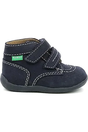 Kickers BONKRO, Stivali Unisex-Bimbi 0-24, Blu (Marine Perm 10), 18 EU