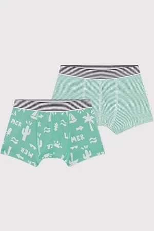 Petit Bateau A0ctk Boxer, , 8 Anni (Pacco da 2) Bambino