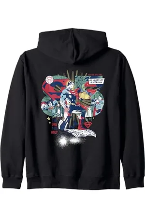DC Comics Originals DC Superman Bird Plane Hero Man Sapparell Action 85 anni Felpa con Cappuccio