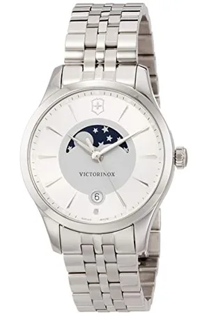 Victorinox Orologio Donna Alliance Small Ø 35 mm, Swiss Made, Quarzo Analogico, Impermeabile fino a 100 m, Vetro Zaffiro, Bracciale Inox