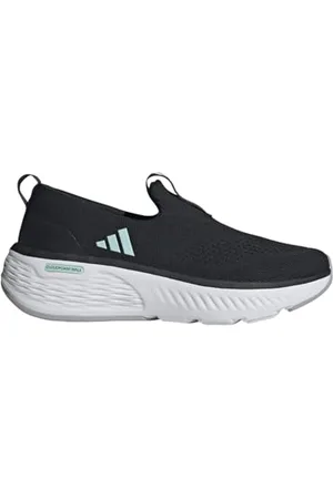 adidas Cloudfoam Go Lounger Shoes, Scarpe Donna, Core Black/Semi Flash Aqua/Cloud White, 38 EU