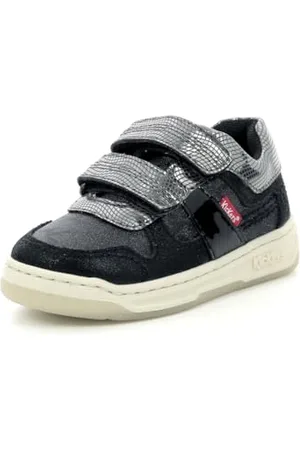 Kickers Kalido, Scarpe da Ginnastica, Nero (Noir Brillant), 35 EU