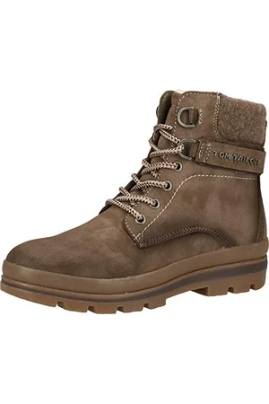 TOM TAILOR 9090701, Stivali a metà Polpaccio Donna, Marrone (Taupe), 39 EU