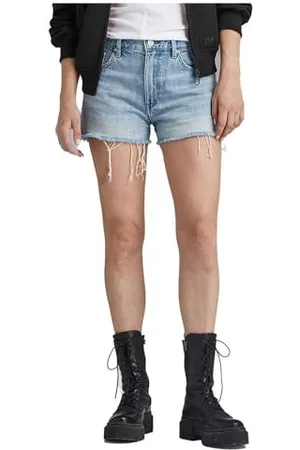 G-Star Donna True Denim Shorts Raw Edge, (sun faded cloudburst D24376-D536-G339), 23