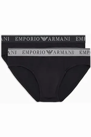 Emporio Armani 2-Pack Brief Mutande Bambino, , L Uomo