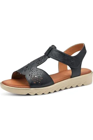 Jana Damen Flache Sandale Vegan, Bassi Donna, , 37 EU