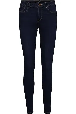 VERO MODA Vmtanya Mr S Piping J Vi3144 Ga Noos, Jeans Donna, , S