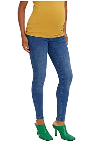 Mama;licious MAMA.LICIOUS VMMTANYA S Piping Jeans VI349 GA Noos, , L da Donna