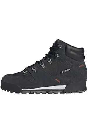 adidas Terrex Snowpitch Cold.RDY Hiking Shoes, Scarpe da Trekking Uomo, Core Black/Core Black/Orange, 43 1/3 EU