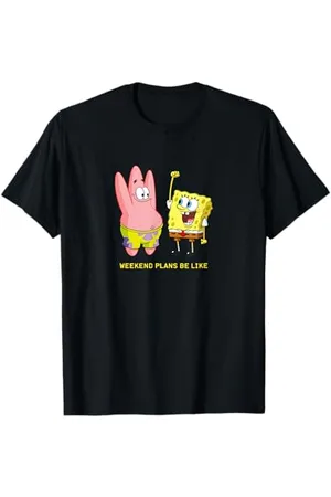 Spongebob Sponge Bob - Weekend Plans Be Like Maglietta