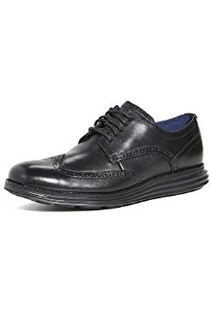 Cole Haan Original Grand Shortwing Sneakers, Scarpe Stringate Oxford Uomo, (Black/Black Black), 45 EU Larga