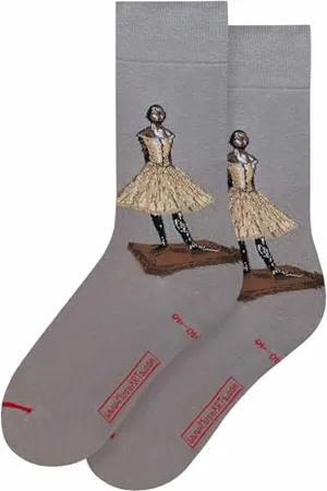 MuseARTa Edgar Degas Calzini, Grigio, 36-40 Unisex-Adulto