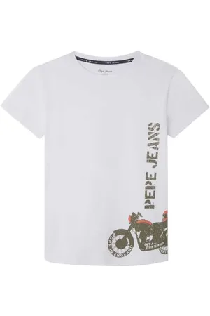 Pepe Jeans Robert, T-shirt Bambini e ragazzi, (White),6 anni