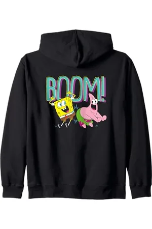 Spongebob Sponge Bob - Patrick Boom Felpa con Cappuccio