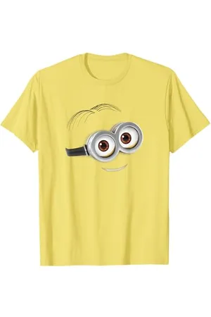 Minions Despicable Me Stuart Side Smirk Big Face Maglietta