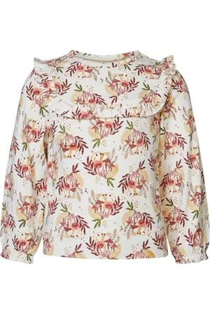 Noppies Kids Girls Tee Jianguo Long Sleeve Allover Print, T-Shirt Bambina