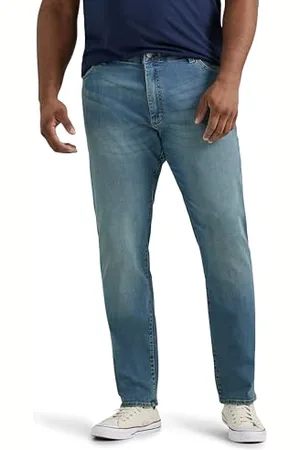 Lee Big & Tall Extreme Motion Athletic Taper Jean Jeans, , 58W x 30L Uomo