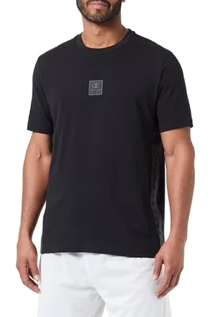 Champion Legacy Athleisure-Tape S/S Crewneck T-Shirt, , L Uomo