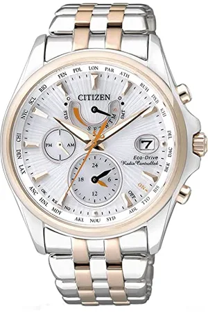 Citizen Orologio Quadrante Multiplo al Quarzo Donna con Cinturino in Acciaio Inossidabile FC0014-54A
