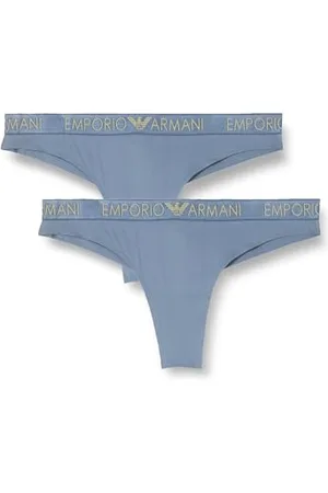 Emporio Armani Iconic Microfiber 2-Pack Brasilian Underwear, , M Women
