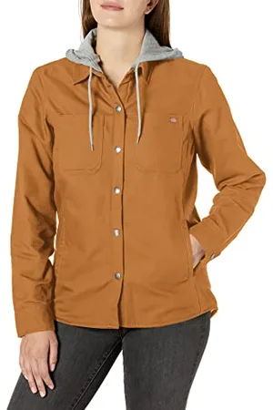 Dickies Duck Hooded Shirt Jacket Giacca, , S Donna