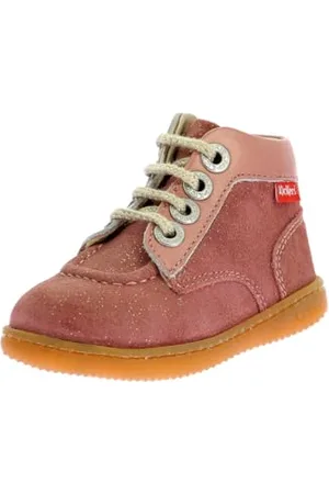 Kickers KICKICONIC, Stivaletto Unisex-Bambini, Rosa, 25 EU