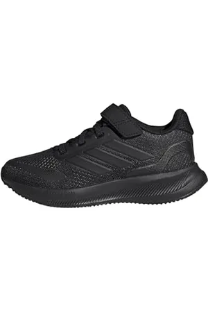 adidas RUNFALCON 5 Shoes Kids, Scarpe da Corsa, Core Black/Core Black/Core Black, 30 EU