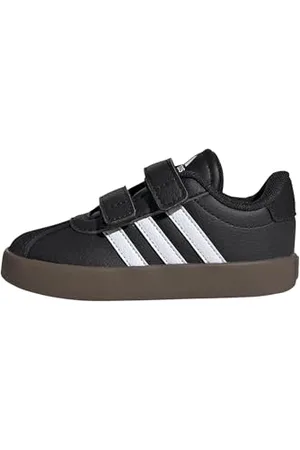 adidas VL Court 3.0 Shoes Infants, Scarpe Unisex-Bambini, Core Black/Cloud White/Core Black, 19 EU