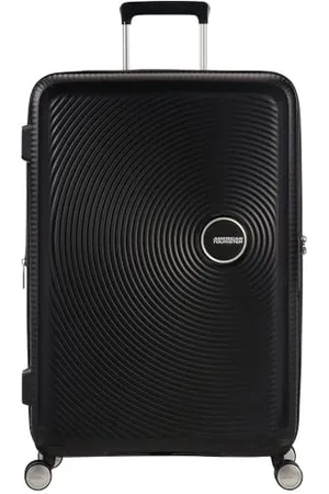 American Tourister Soundbox - Spinner M Extensible Suitcase, 67 cm, 71.5/81 L, (Bass Black)