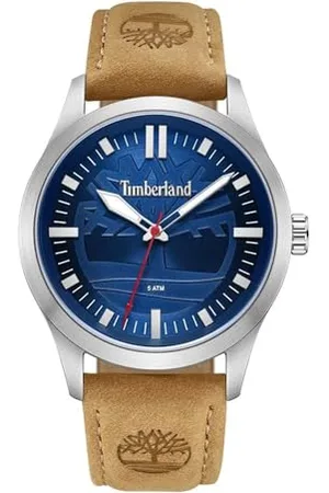 Timberland Orologio Rambush Quadrante Blu Pelle Beige, cinturino, Cinghia
