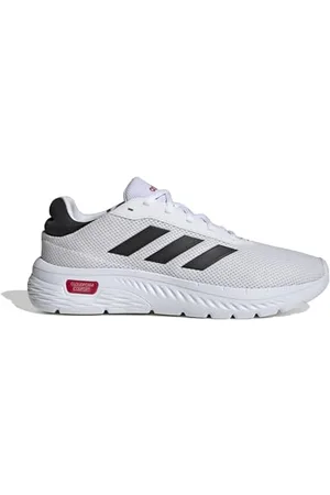 adidas Cloudfoam Comfy Shoes, Scarpe Uomo, Ftwr White/Core Black/Better Scarlet, 39 1/3 EU