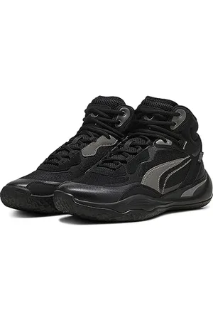 PUMA Playmaker PRO Mid, Scarpe da Basket Unisex-Adulto, Black, 38.5 EU