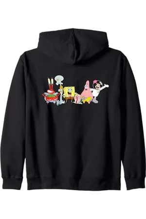 Spongebob Sponge Bob - Cast Group Felpa con Cappuccio